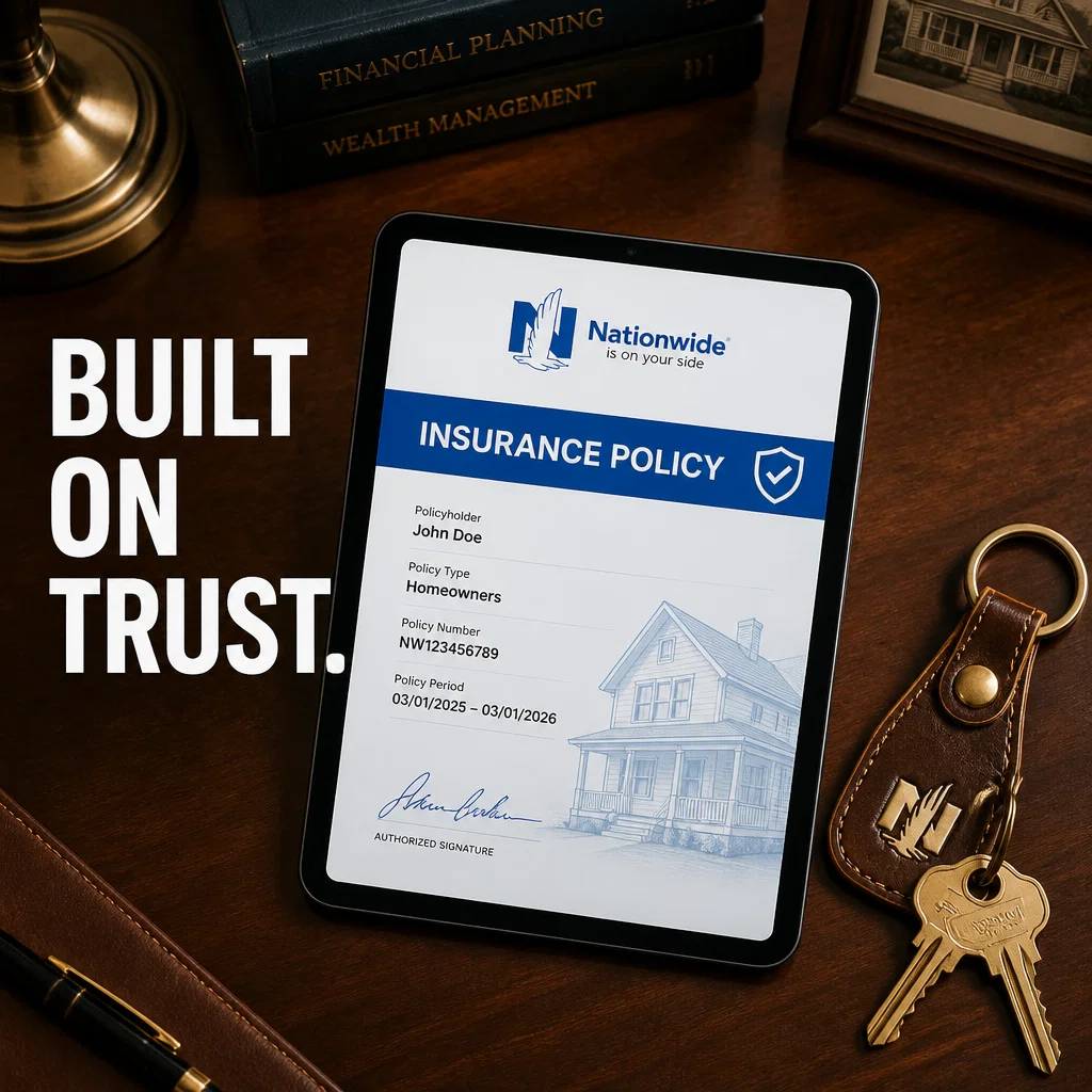 Nationwide ad concept example: The Legacy Desk