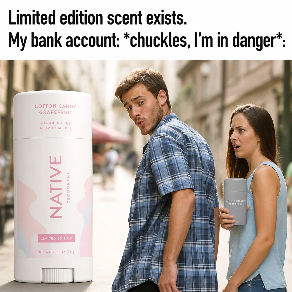 Native meme ad example: The Seasonal Rush