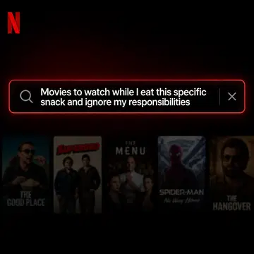 Netflix meme ad example: Specific Mood Search