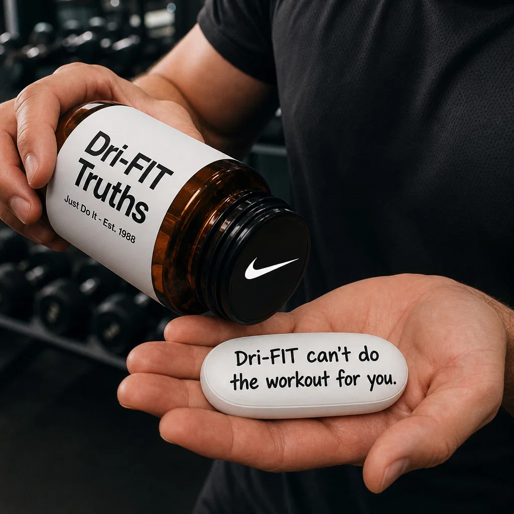 Nike meme example: Dri-FIT Reality