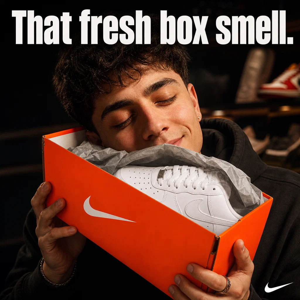 Nike meme example: New Shoes