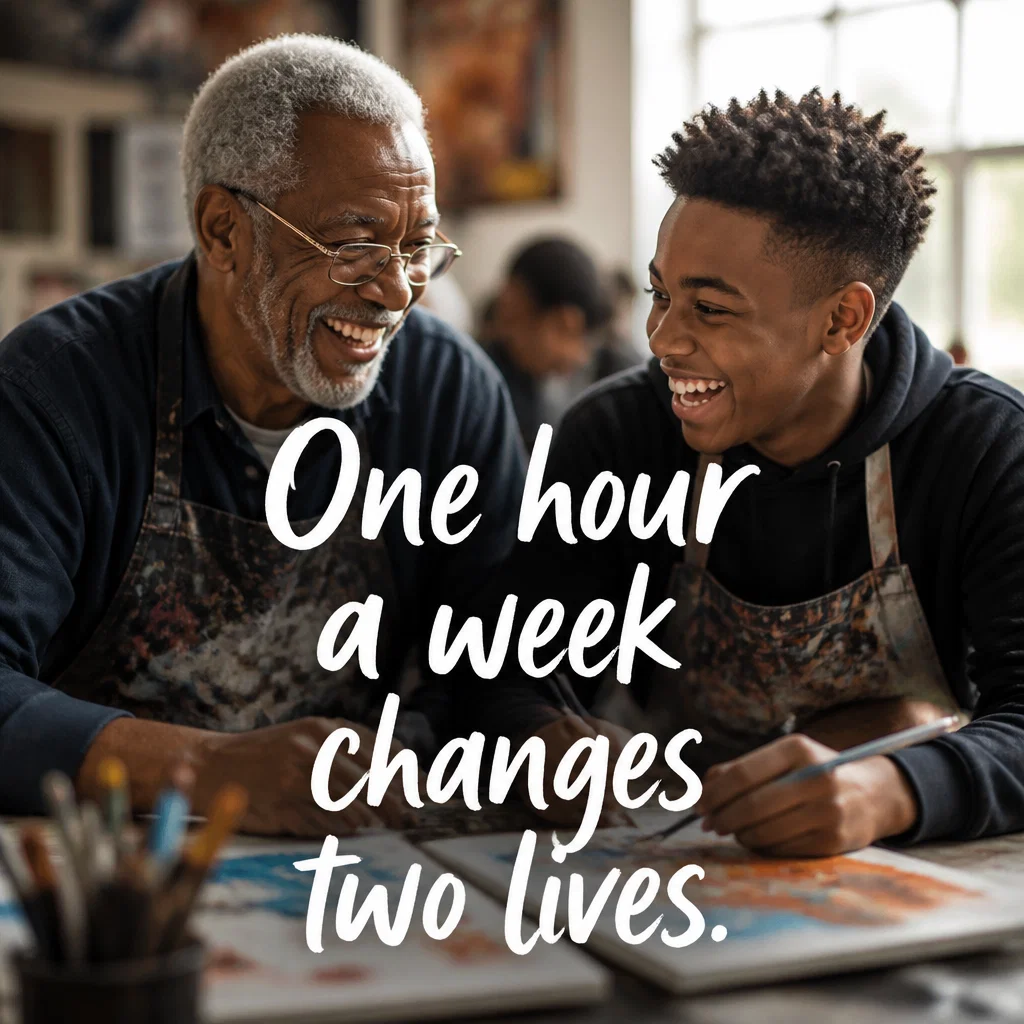 Nonprofit ad concept example: The Mentorship Bond