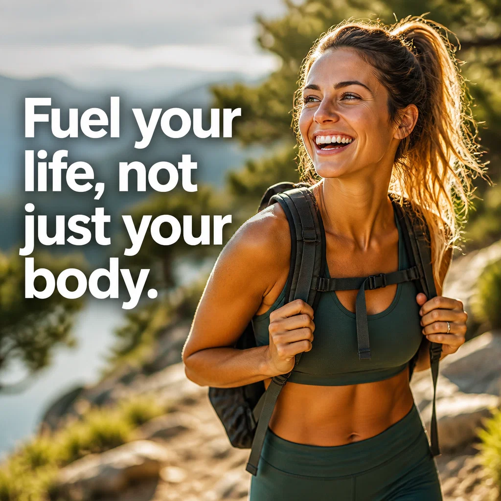 Nutritionist ad concept example: The Success Story