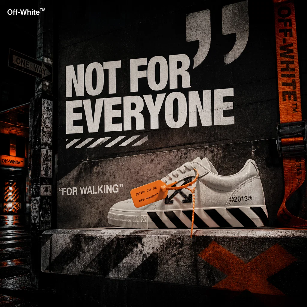 Off-White ad concept example: Street Quote
