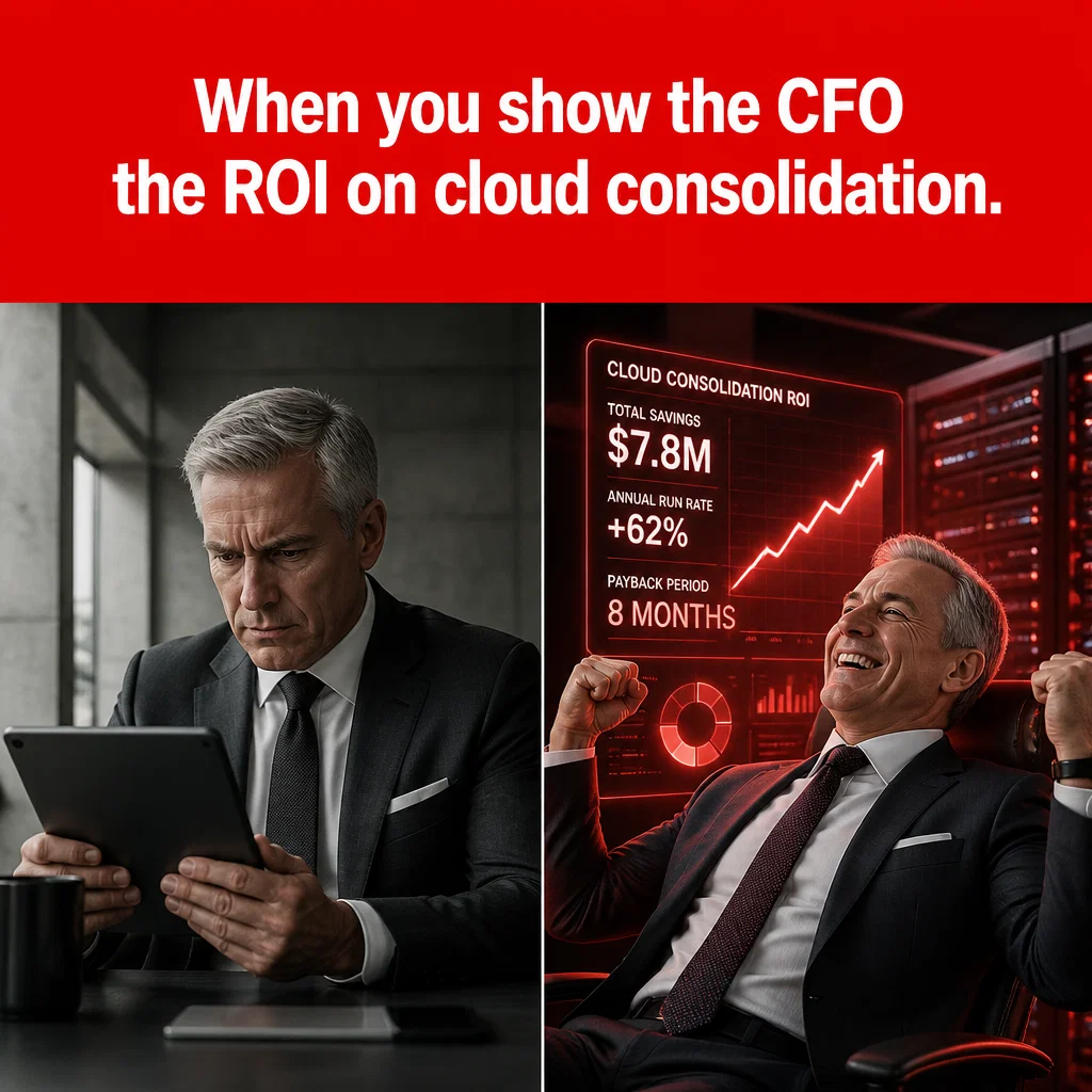 Oracle meme ad example: The CFO Approval