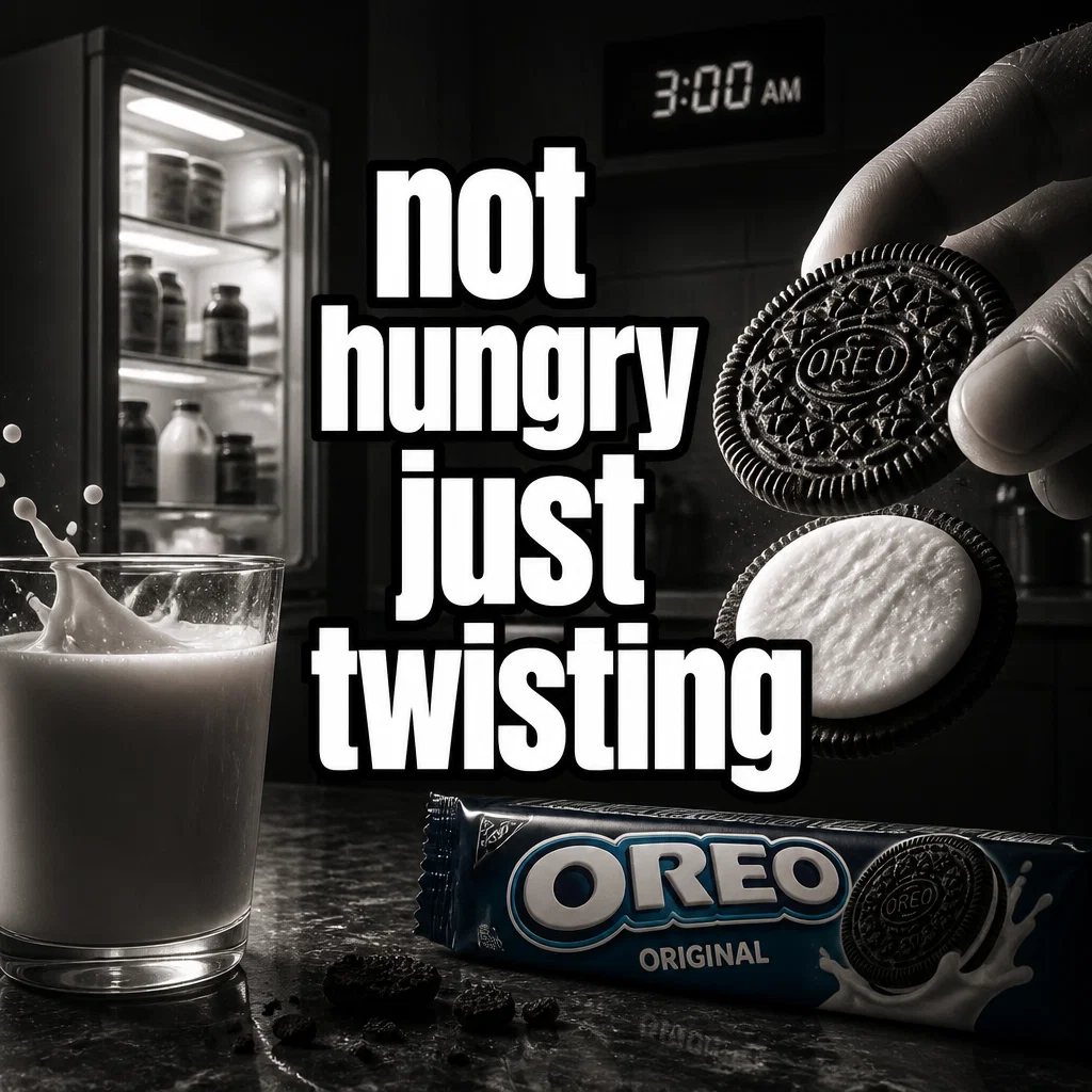 Oreo meme ad example: Late Night Ritual