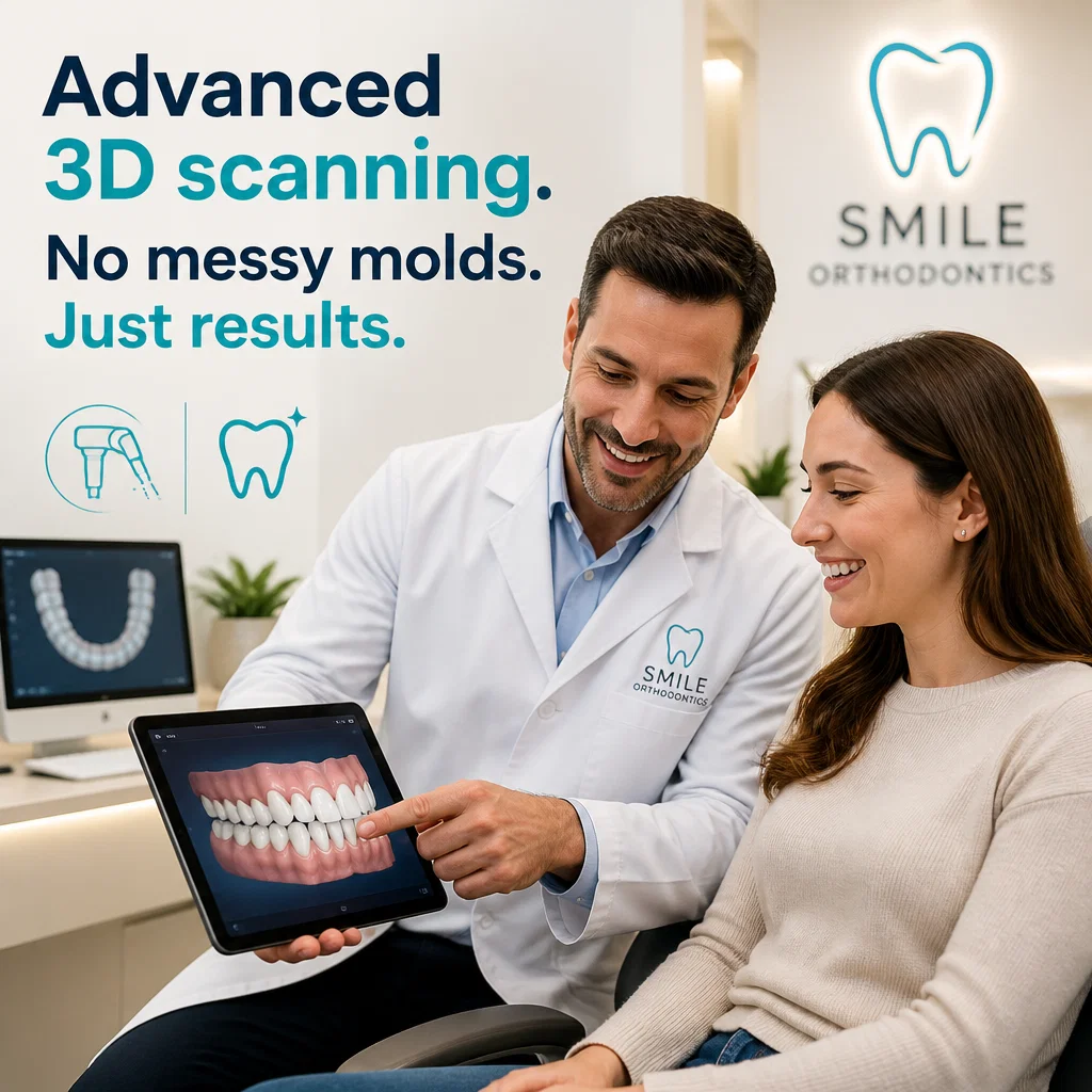 Orthodontist ad concept example: Precision Care