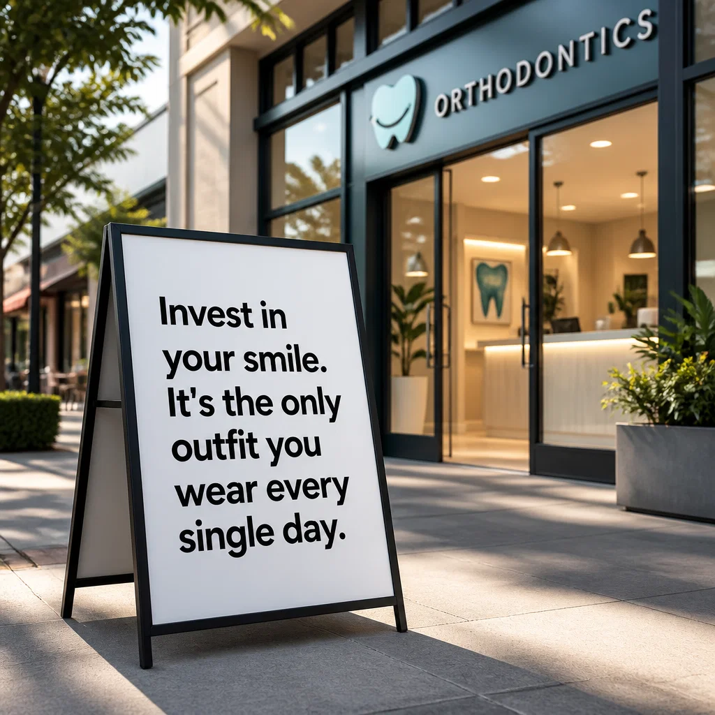 Orthodontist meme ad example: The Professional Pivot