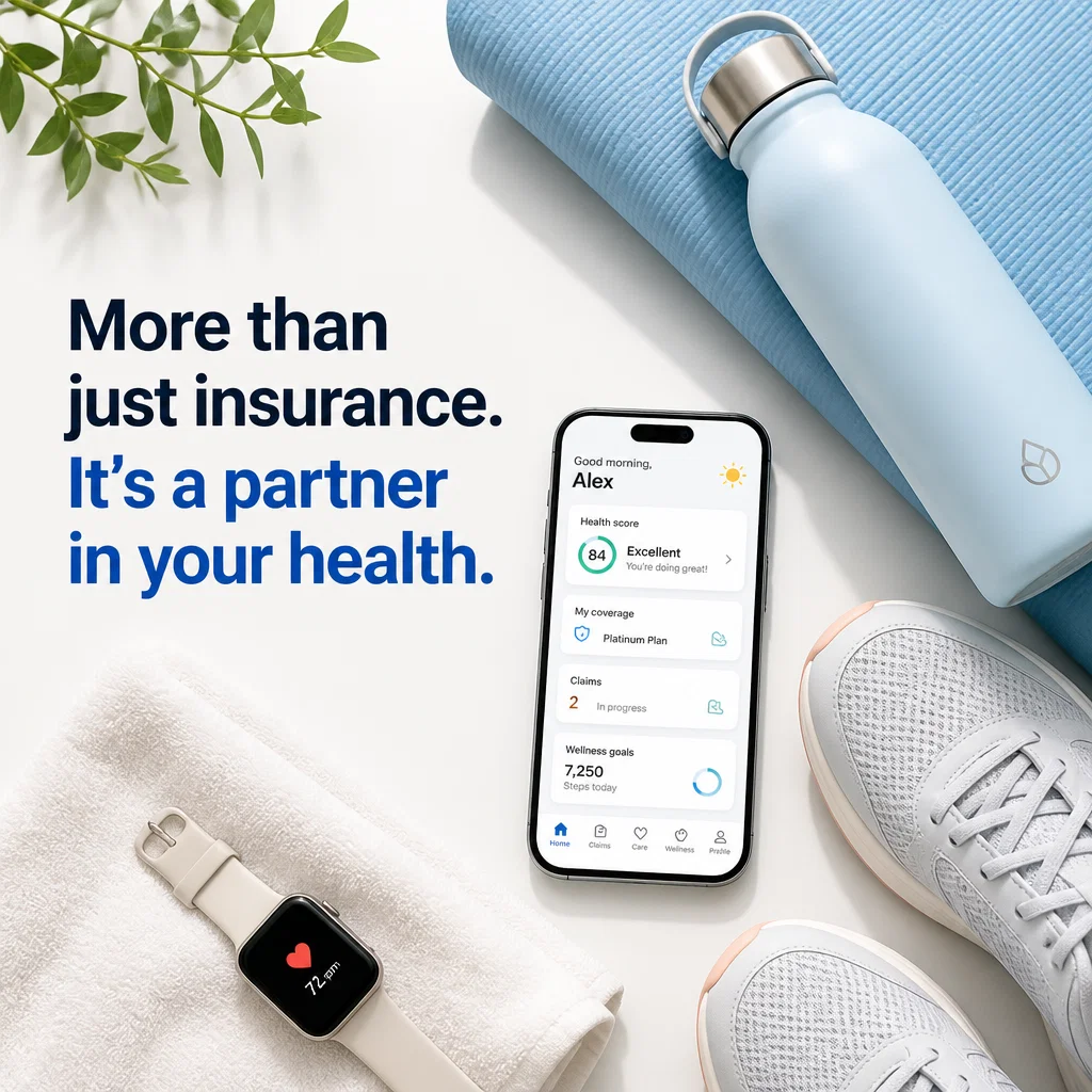 Oscar Health ad concept example: Holistic Health Support