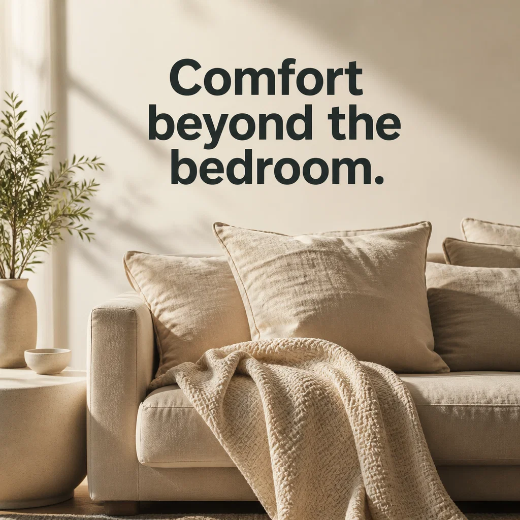 Parachute ad concept example: The Living Room Layer