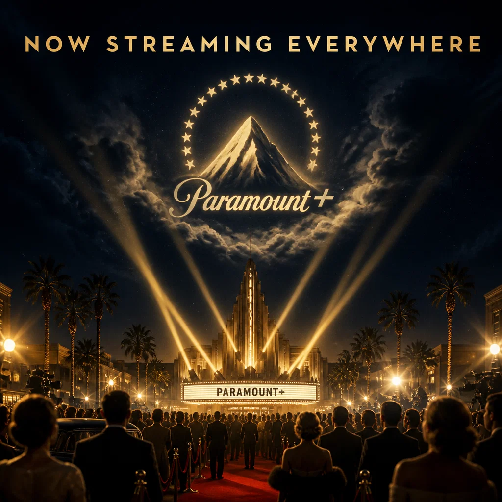 Paramount ad concept example: Vintage Premiere Aesthetic