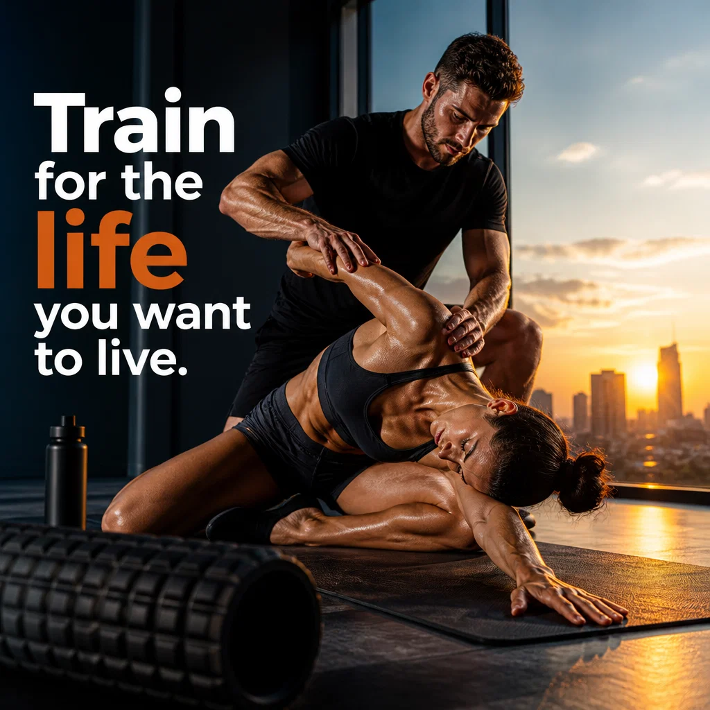 Personal Trainer ad concept example: Recovery & Longevity