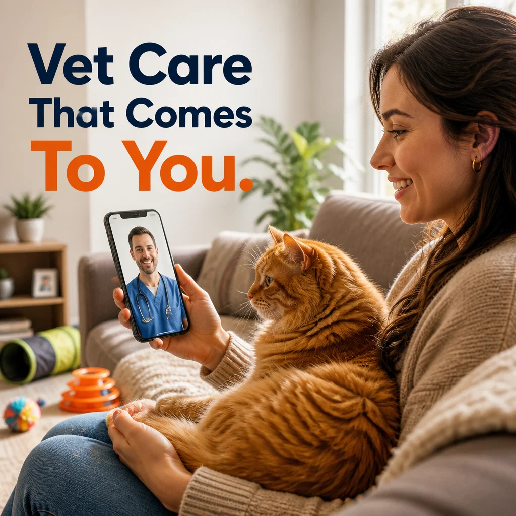 Pet Brand ad concept example: The Modern Vet Experience