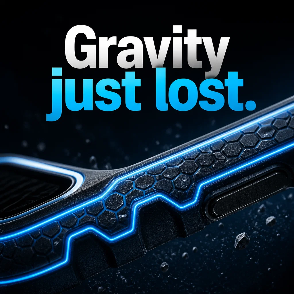 Phone Case ad concept example: The Tech-Grip System
