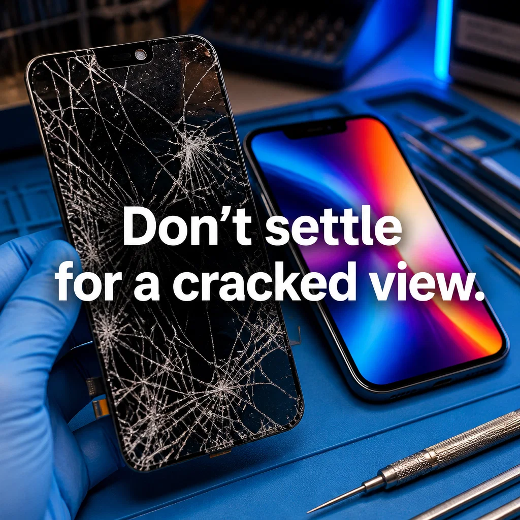 Phone Repair ad concept example: Screen Specialist