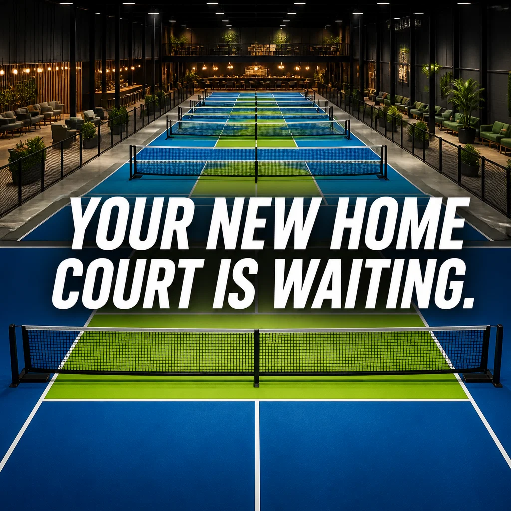 Pickleball Club ad concept example: The Future of Fitness