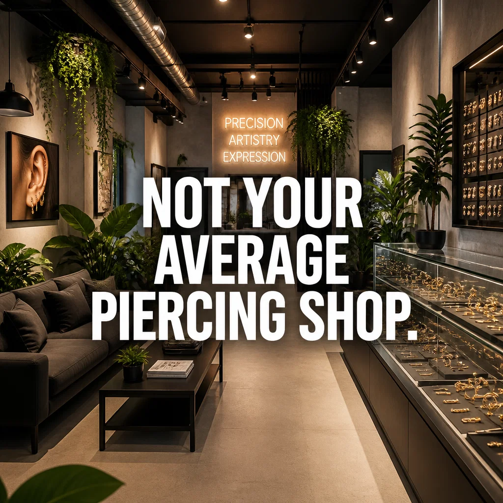 Piercing Studio ad concept example: The Studio Vibe