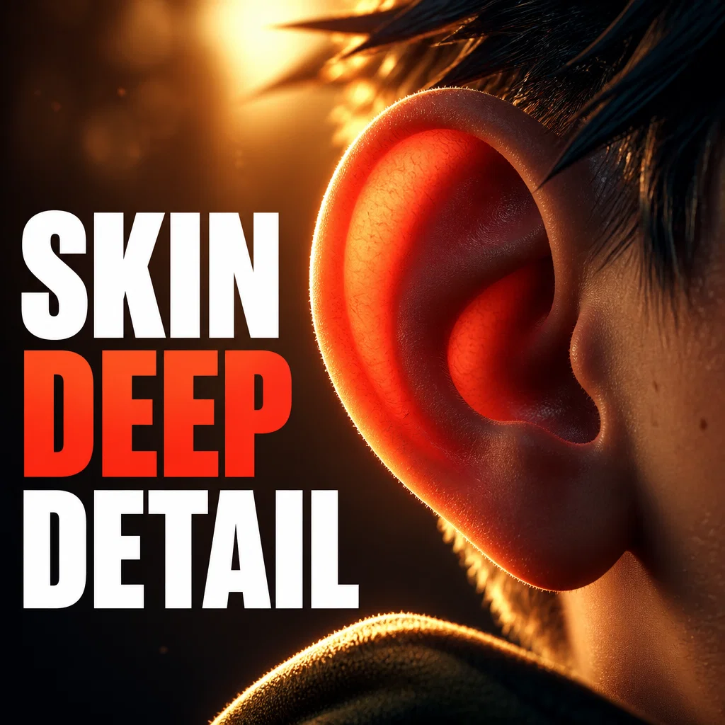 Pixar ad concept example: Subsurface Scattering Detail