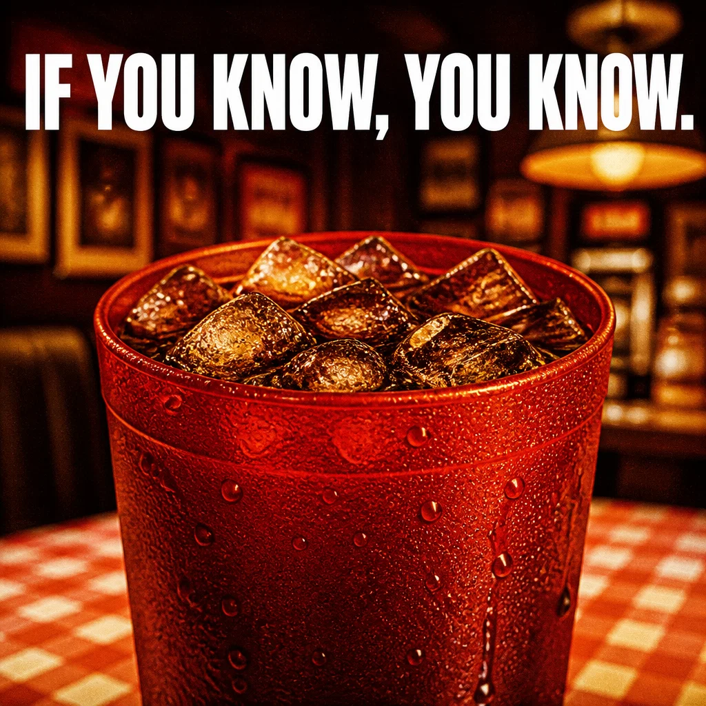 Pizza Hut ad concept example: The Red Cup Classic