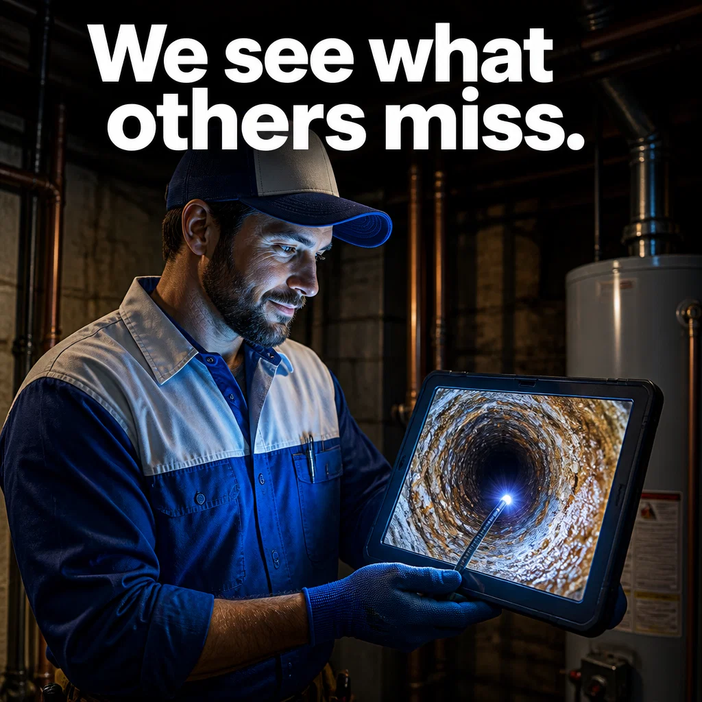 Plumbing ad concept example: The Modern Master