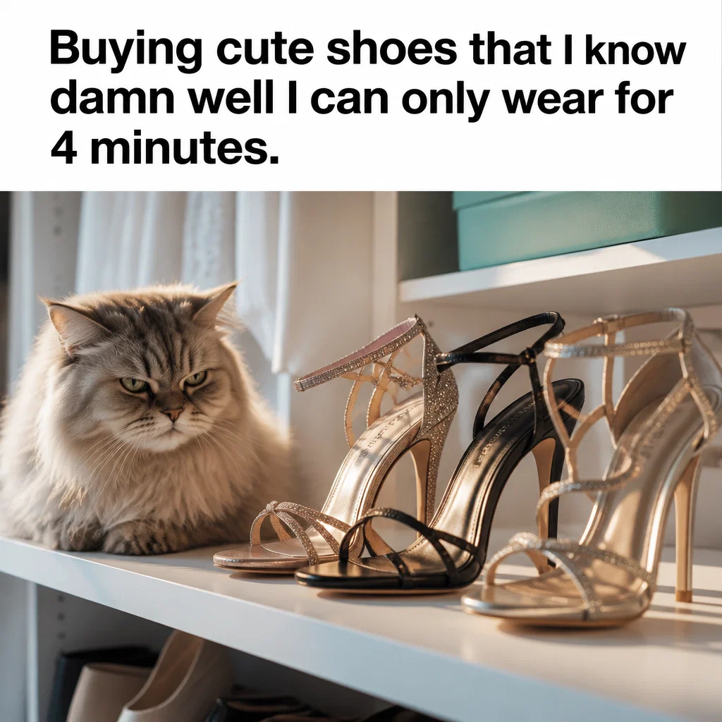 Podiatrist meme ad example: The Shoe Collection Lie
