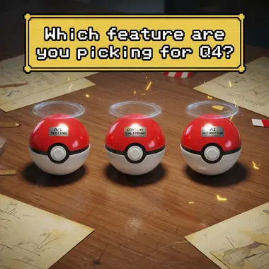 Pokemon meme ad example: The Starter Choice Hook