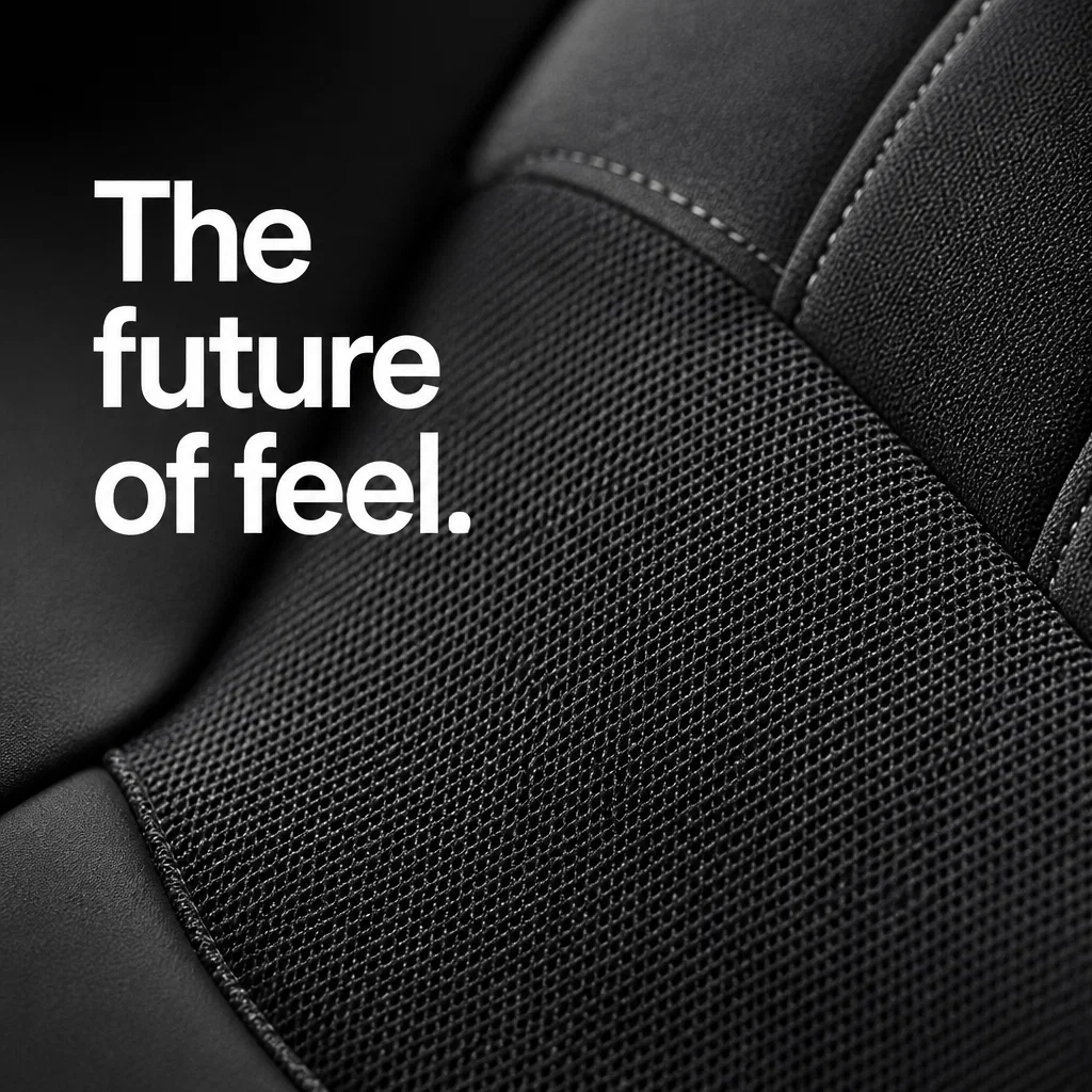 Polestar ad concept example: Sustainability Texture