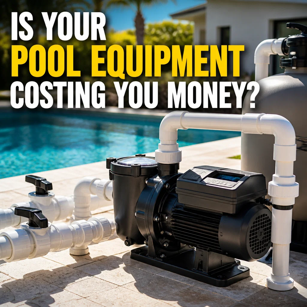 Pool Service ad concept example: The Equipment Audit