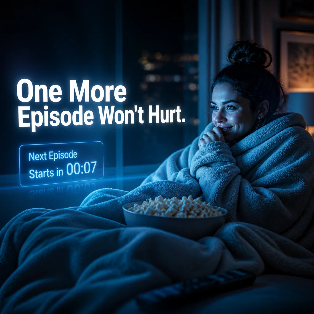 Prime Video ad concept example: The Midnight Binge