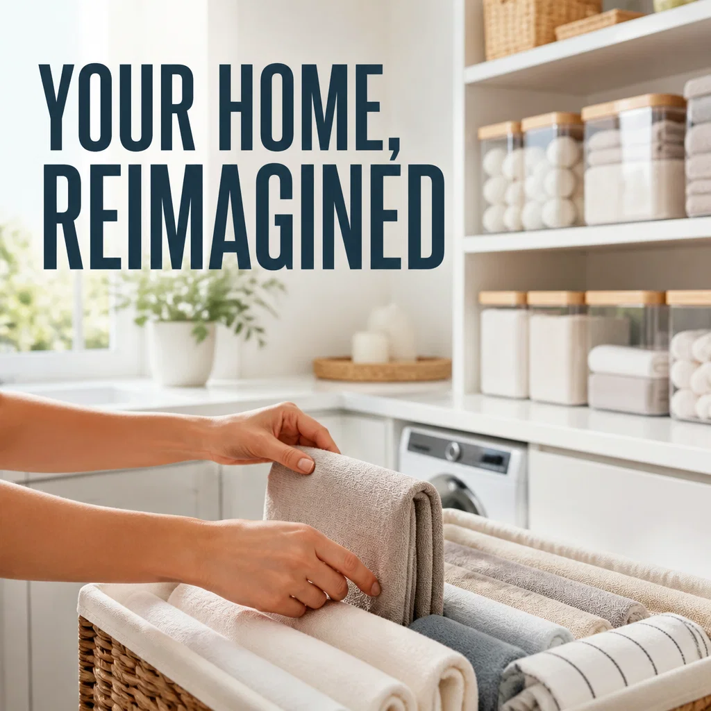 Professional Organizer ad concept example: The Professional Touch