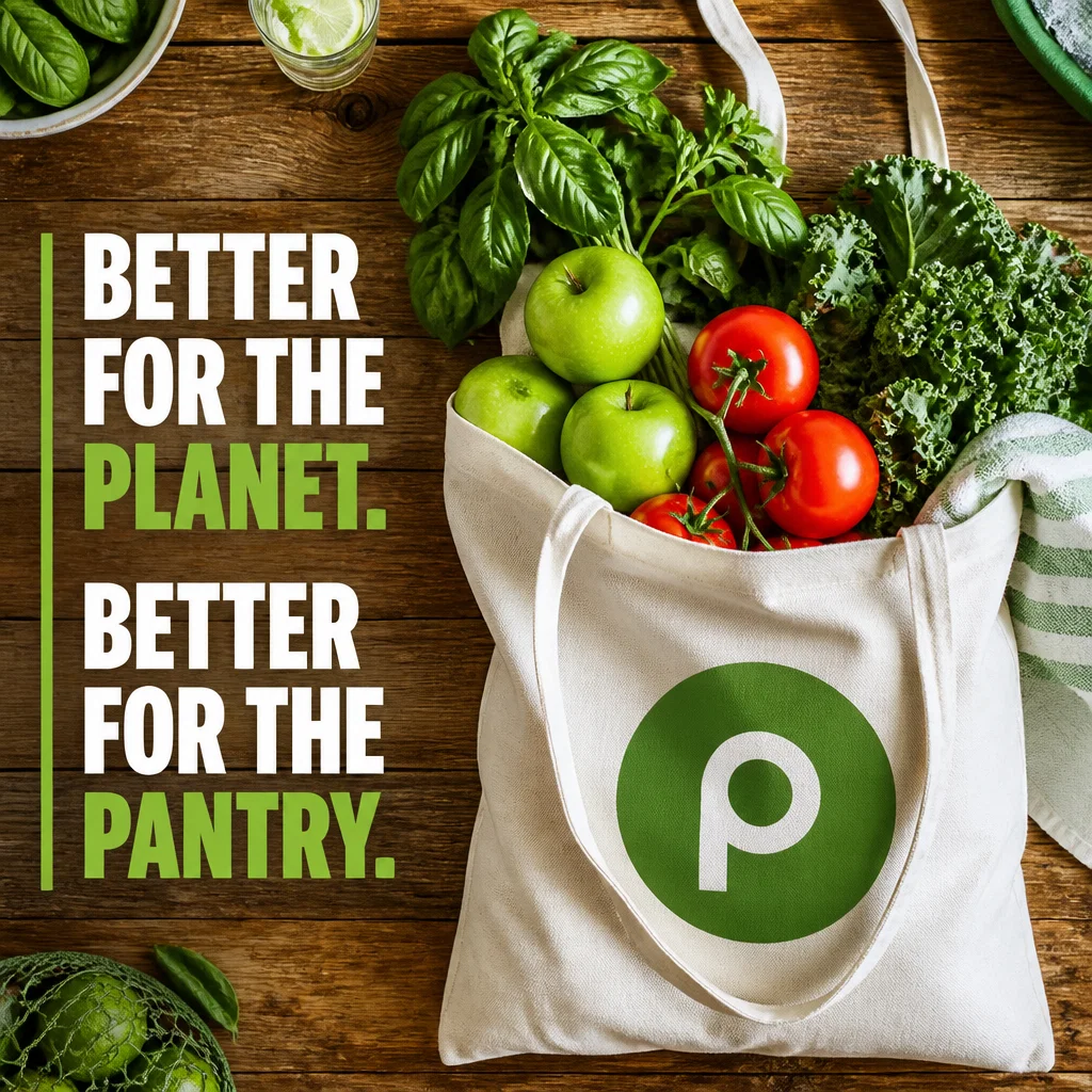 Publix ad concept example: Sustainable Future Canvas