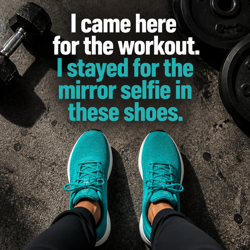 Puma meme ad example: Gym Aesthetic Logic