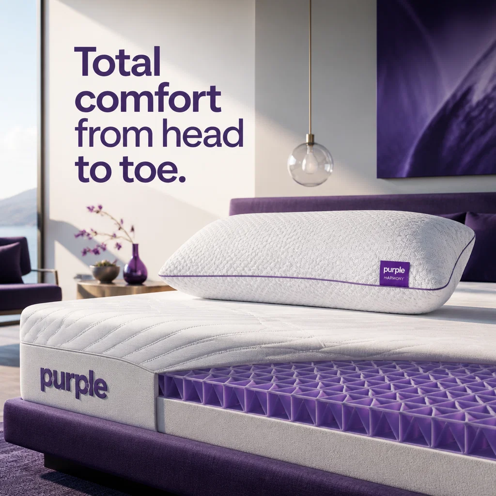 Purple ad concept example: The Harmony System