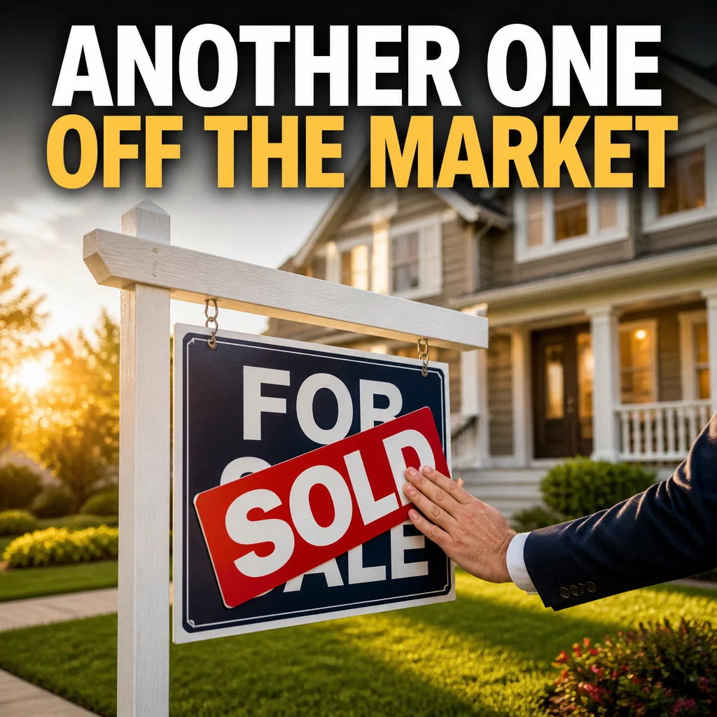 Real Estate ad concept example: The Sold Sign