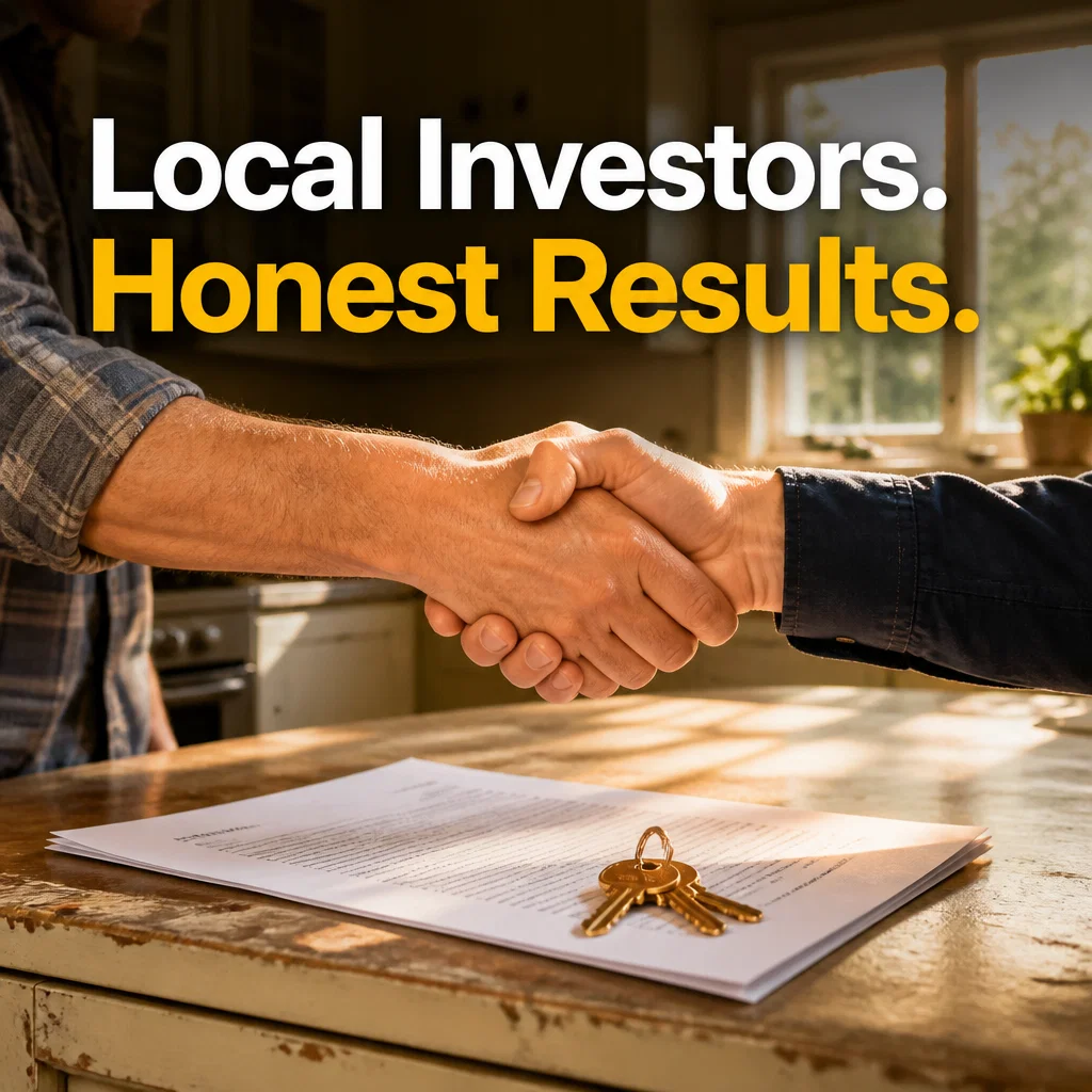 Real Estate Investor ad concept example: The Handshake Deal