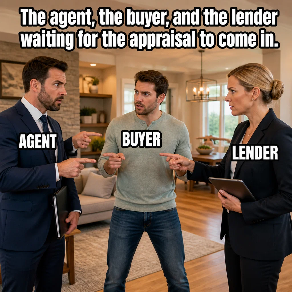 Realtor meme ad example: The Appraisal Gap