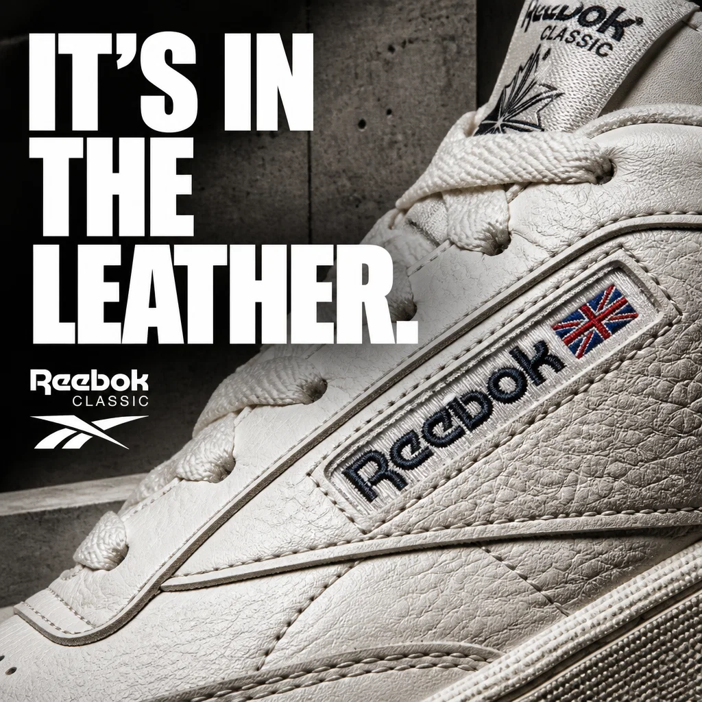 Reebok ad concept example: Heritage Macro