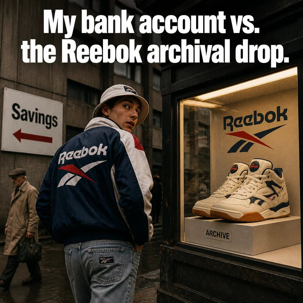 Reebok meme ad example: Wait for the Drop