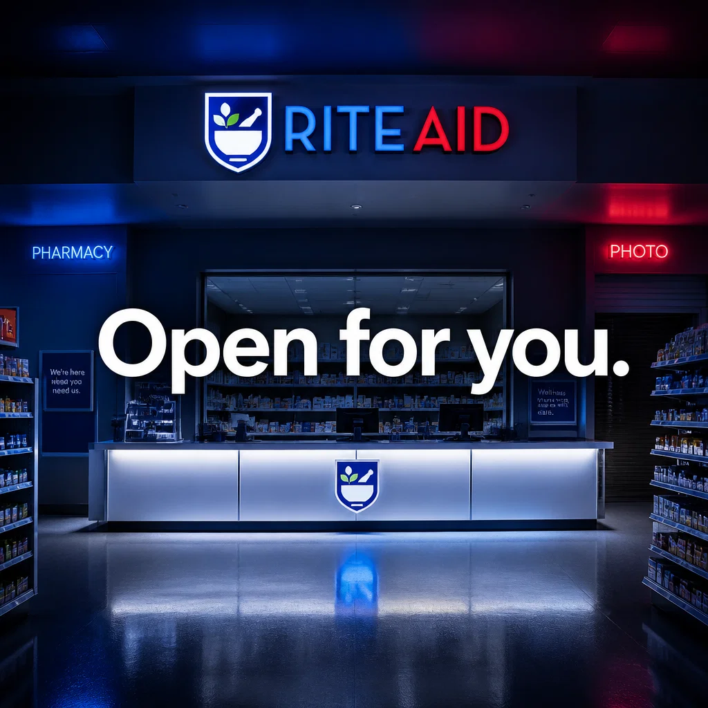 Rite Aid ad concept example: Midnight Pharmacy