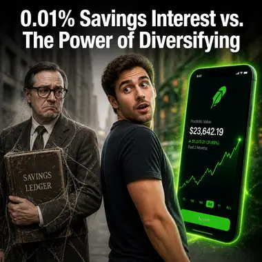 Robinhood meme ad example: Legacy vs. Modern