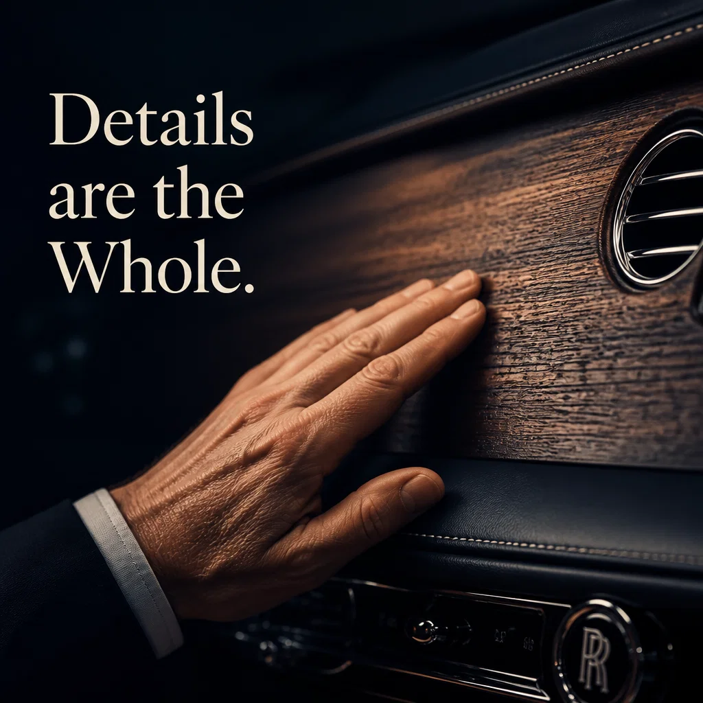 Rolls-Royce ad concept example: Bespoke Craft