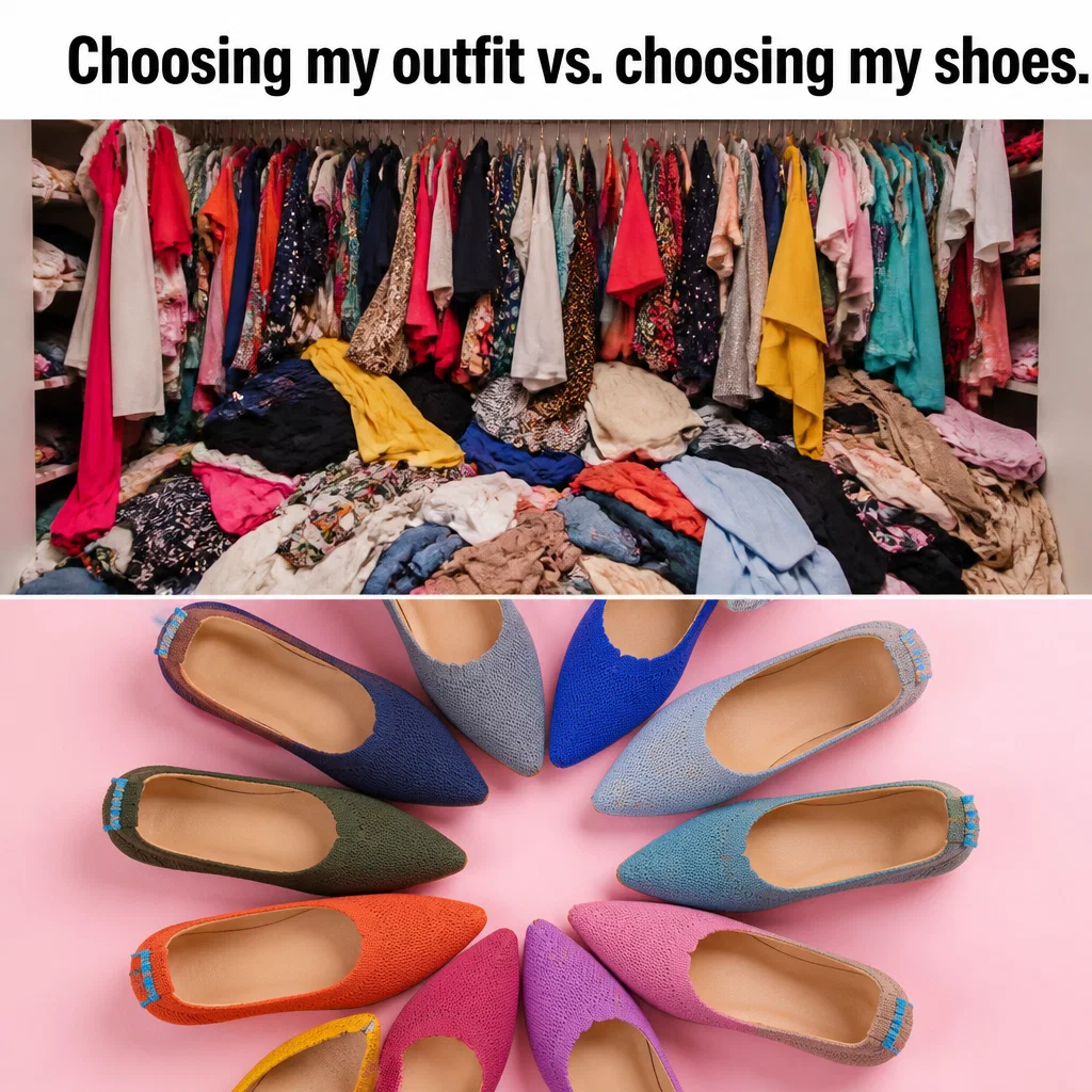 Rothy's meme ad example: The No-Brainer