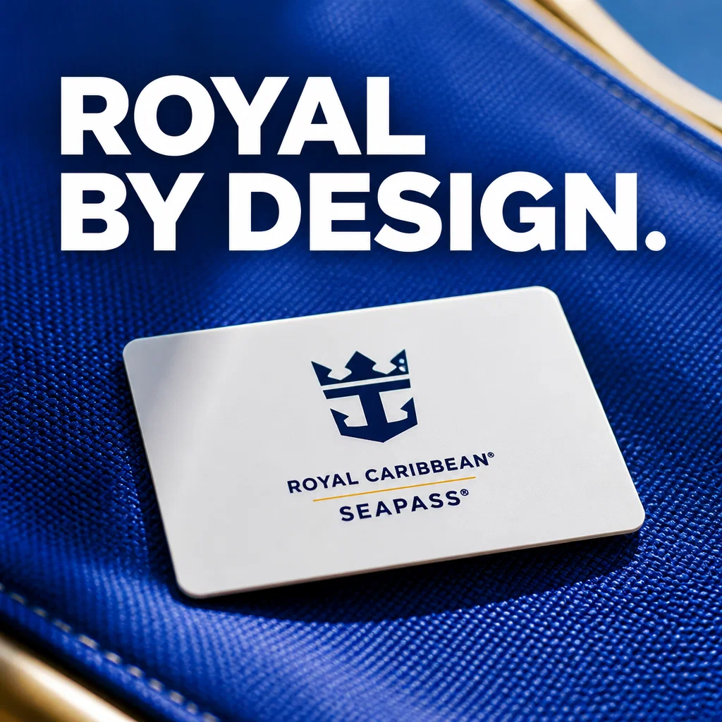 Royal Caribbean ad concept example: The Signature Blue