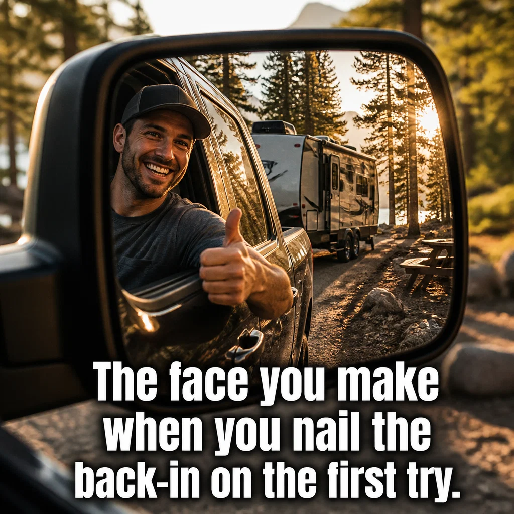 RV Dealership meme ad example: The Reverse Expert