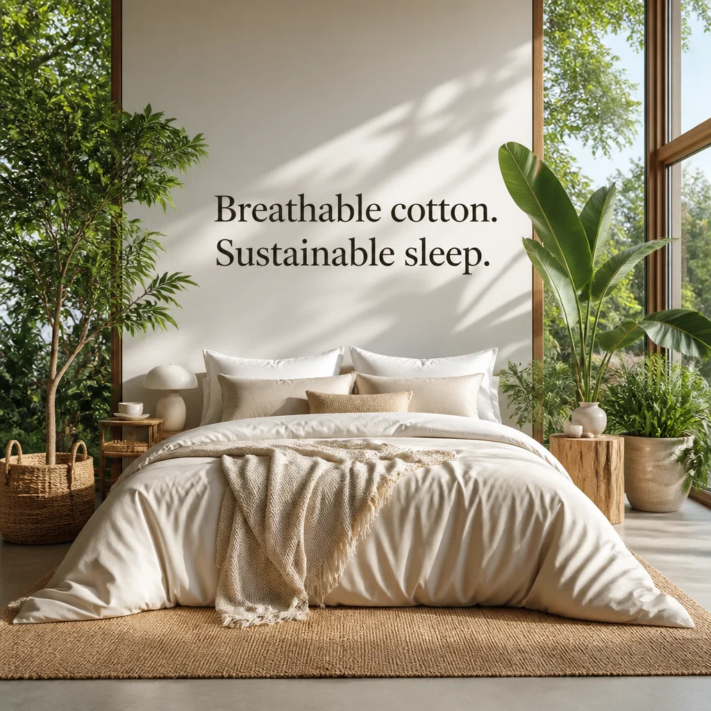 Saatva ad concept example: Organic Serenity