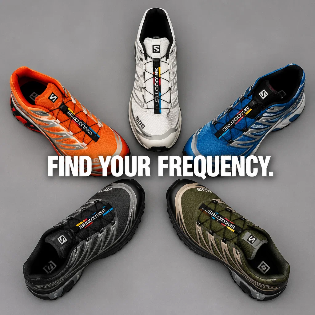 Salomon ad concept example: The Color Theory
