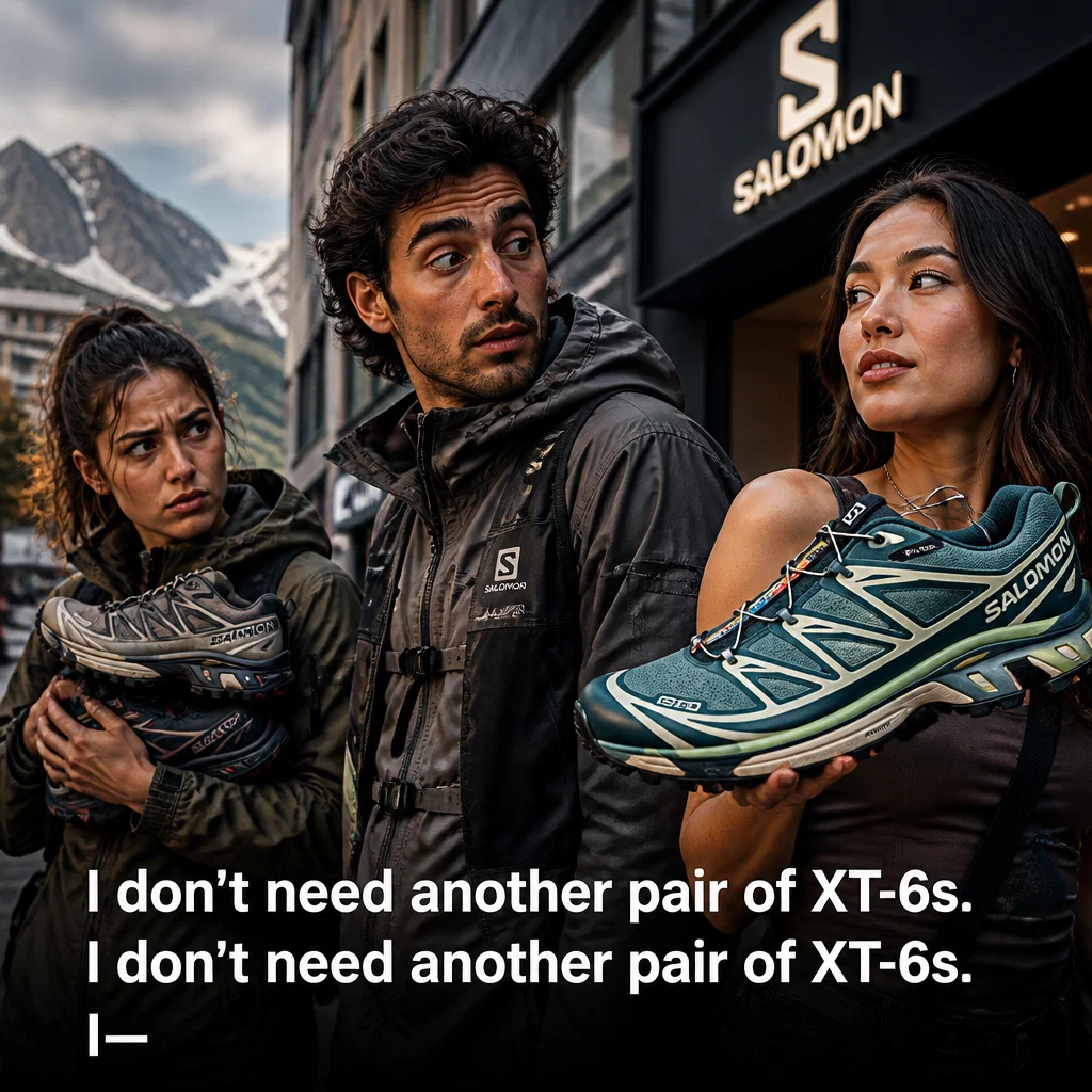 Salomon meme ad example: The Collector's Dilemma