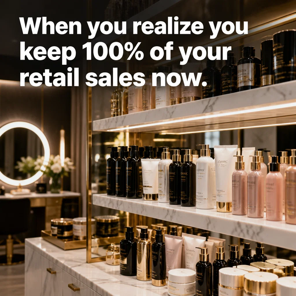 Salon Suites meme ad example: The Retail Reality