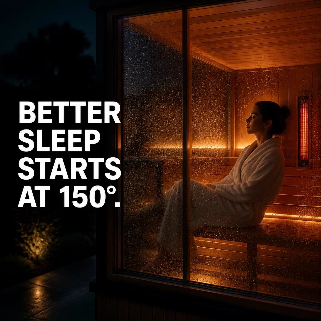 Sauna Studio ad concept example: The Evening Wind-down
