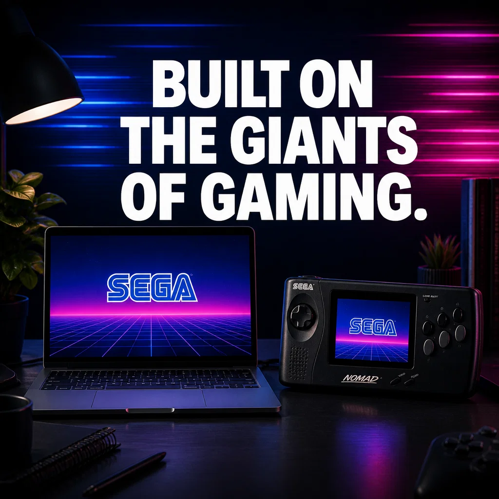 Sega ad concept example: The Designer's Workstation